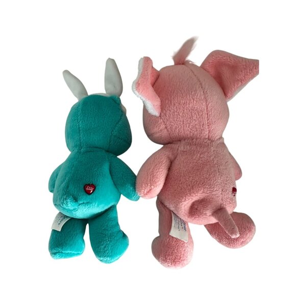 Care Bears Cousins Plush Set Featuring Lotsa Heart Elephant & Hugs-A-Lot Bear - Picture 8 of 8